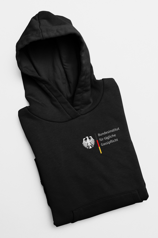 Bundesinstitut für tägliche Gassipflicht Hoodie   - Unisex Kapuzenpullover Hoodie