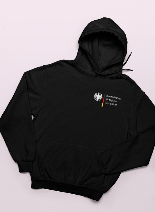 Bundesinstitut für tägliche Gassipflicht Hoodie   - Unisex Kapuzenpullover Hoodie